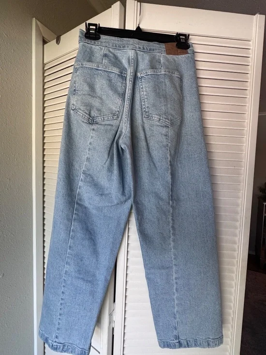 👖 Madewell Emmett Wide-Leg Ankle Jeans – Size 25 👖 - Picture 3 of 5